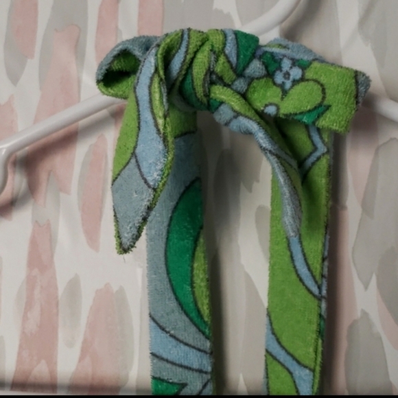 Wild Fable Blue Swirl French Terry Romper w/Adjustable Halter & Strap Options M - Picture 5 of 10